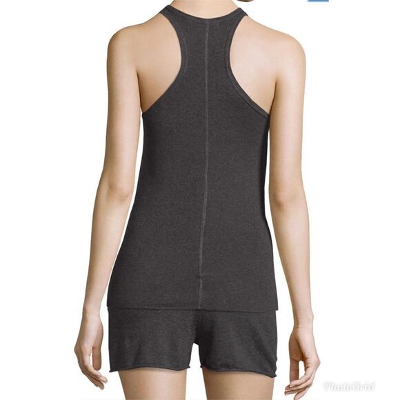 Revolve ATM Anthony Thomas Melillo Racerback Tank in Charcoal - Picture 2 of 7
